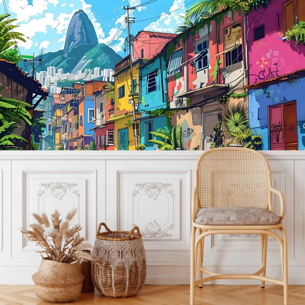 Utopian Wall - www.utopianwall.com - Art mural - Mural Art - Animal - Couleurs Tropicales